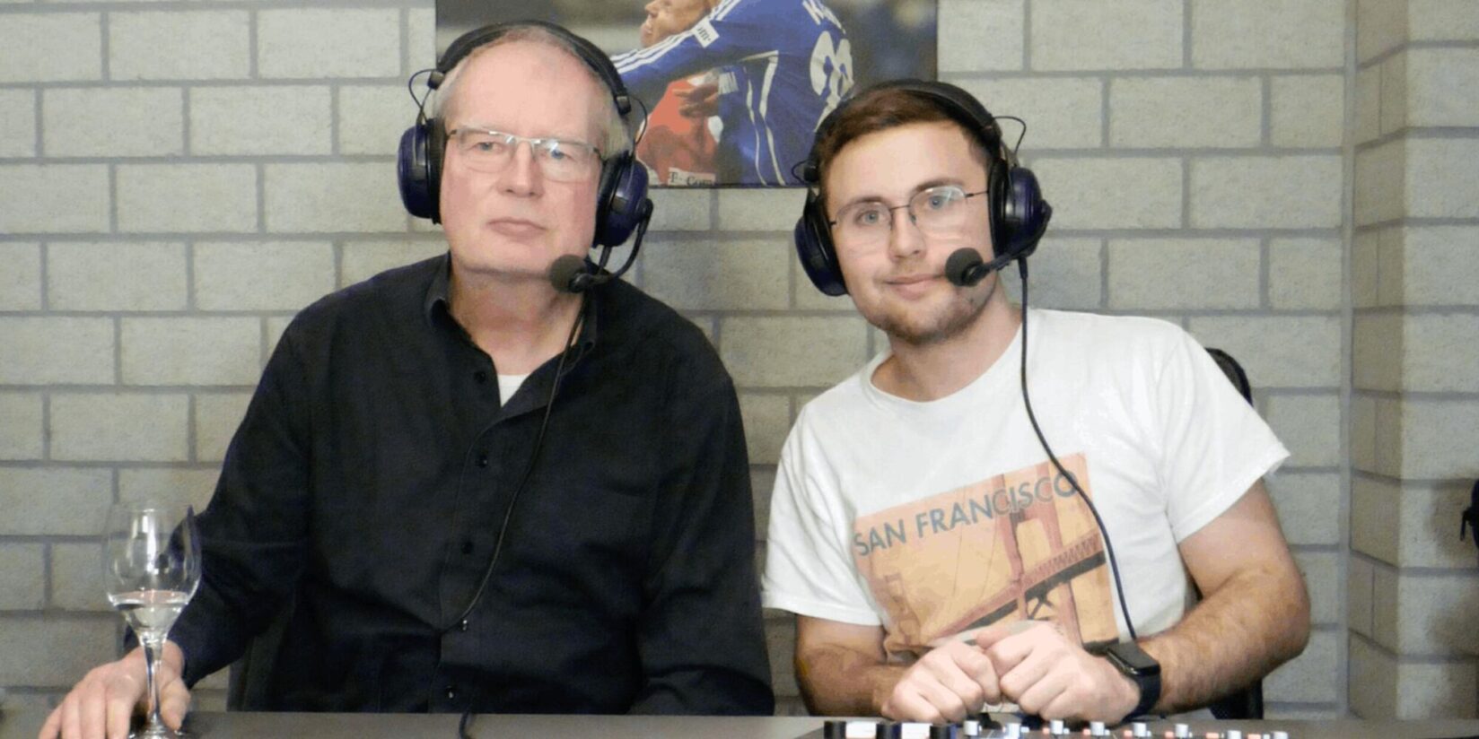 Sportberichterstattung mit Headsets