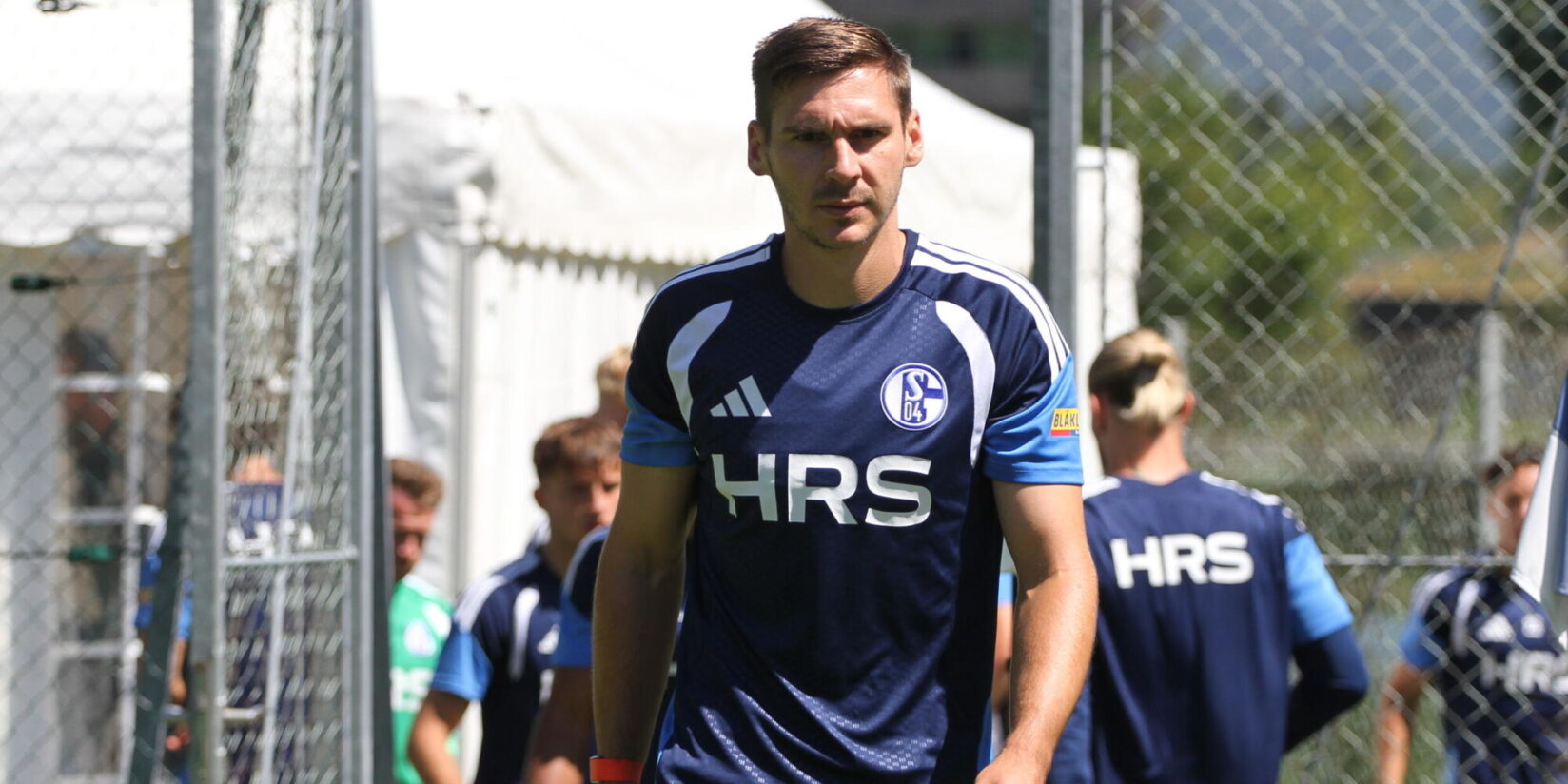 Schalke-Spieler beim Medientermin